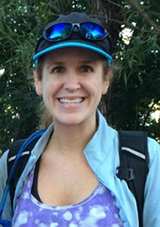 Jessica Smith, CPA, running a marathon